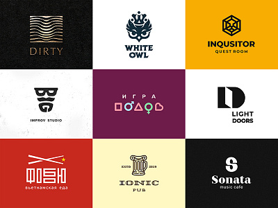 best logos 2019 by Daria Mikita ⭐ on Dribbble