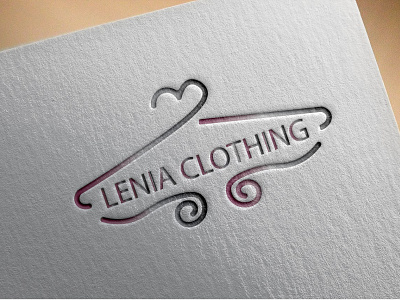 LENIA CLOTHING (concept design for clothing store) branding design graphic design illustration logo logo design vector