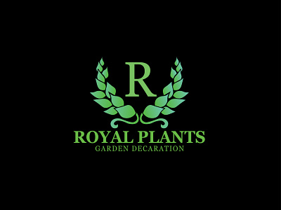 ROYAL PLANTS branding design graphic design illustration logo logo design vector