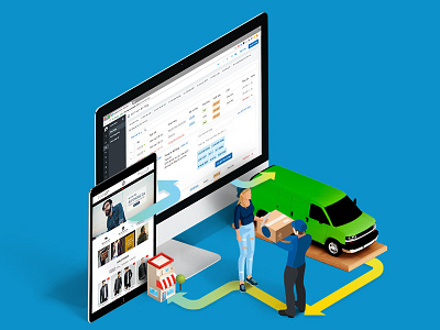 Sitemap delivery illustration order ui