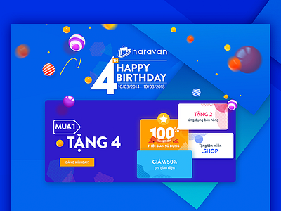 happy 4th birthday birthday desktop happy landing page landingpage ui web website