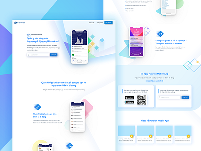 App Landing Page by Trần Quốc Huy on Dribbble