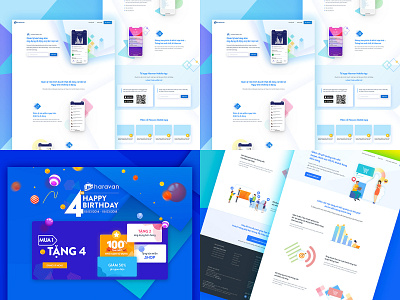 2018 app design event hcm hochiminh illustration landing landing page mobile app page promotions ui web website