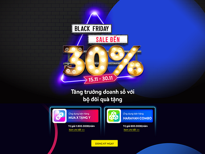 black friday black friday design event hcm hochiminh landing landing page page promotions sales page web website