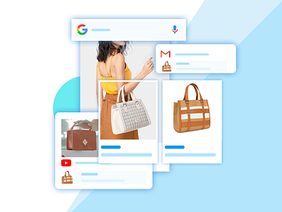 illustration for "google smart shopping" landing page