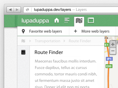 Lupaduppa — top left interface ui web app