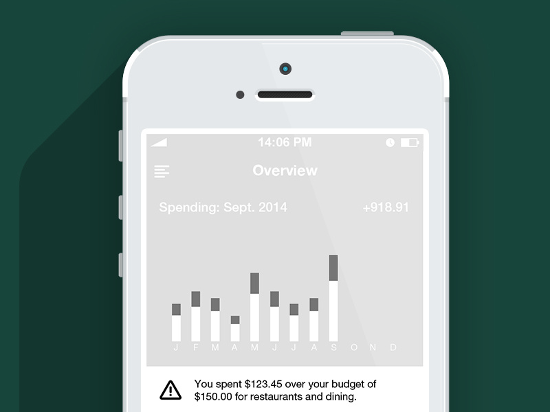 Financial Wireframe financial banking credit money mobile ui ux interactive design ios apple android flat