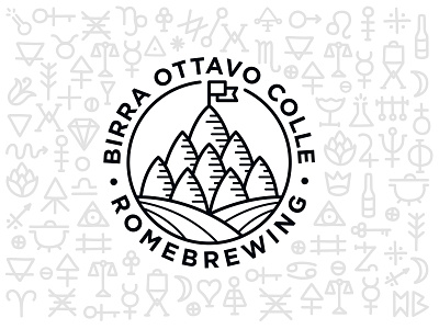 Birra Ottavo Colle logo logo design