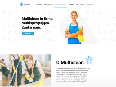 Multiclean - website design design desktop logo mobile website