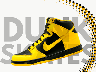 Dunk Skates 'In-Stock' Sneaker Shoes Instagram Story Design branding dunk skates graphic design instagram story sneaker design