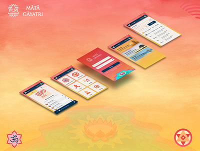 Spiritual App Design mobile app design mobile ui design spirituality ui design visual design