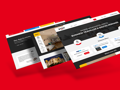 vov website ui design ux design visual design webdesign website website design