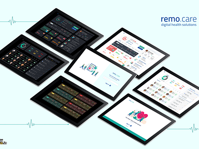 remo.care Dashboard Design dashboard design mobile ui design mobiles ui ui design visual design