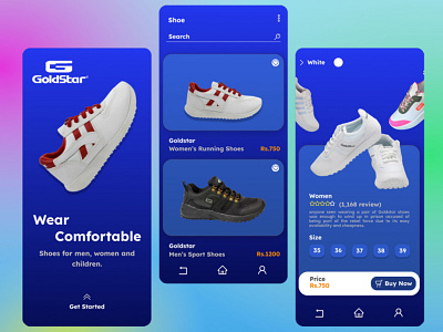 Goldstar Shoes ui