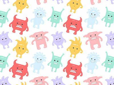 monsters pattern