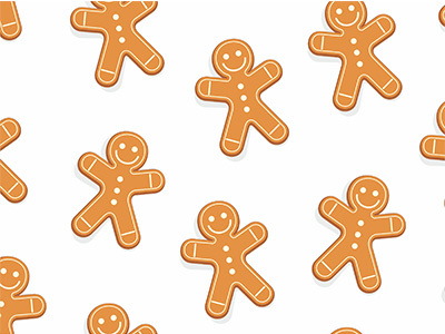 gingerbread man pattern