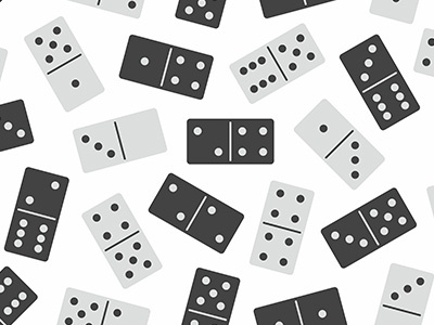 Domino pattern 2d black clean dark domino domino steine domino stones dunkel gambling games kids schwarz