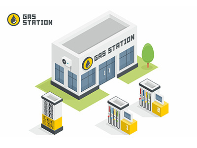 Gas station auto automotive city economy element energy fossil fuel gas gasoline industry oil