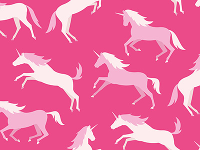 Pattern with Unicorns