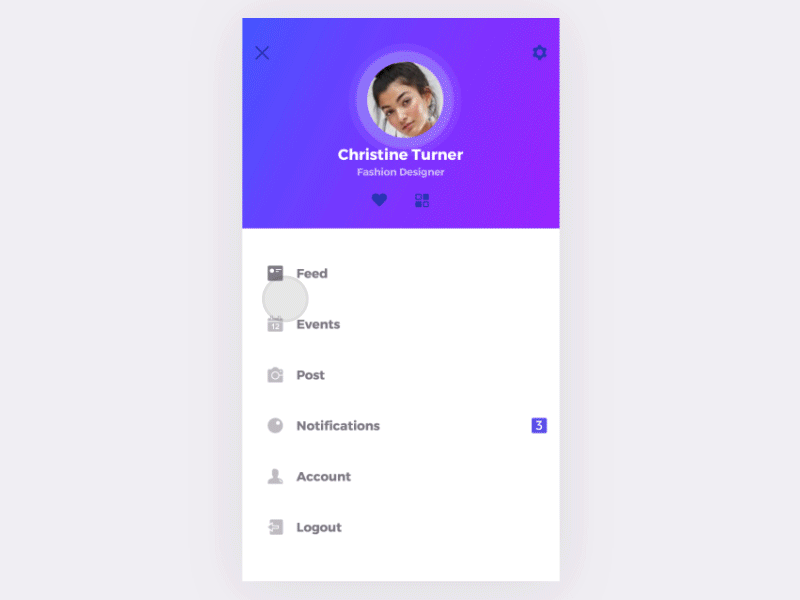 Mobile app animation