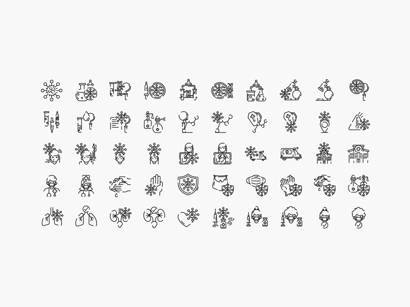 'Covid 19' icon set pack adobe illustrator corona virus coronavirus covid covid 19 covid19 designer download downloading healthcare icon design icon designer icon pack icon set iconfinder icons design icons pack icons set iconset svg icons