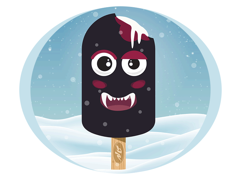 Dracula icecream 2 blood dark dracula eat gif hello icecream illustration motion vampire