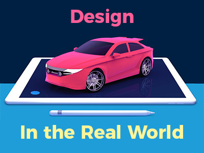 uMake Website AR and Vehicle mockup. ar car design mockup umake web design