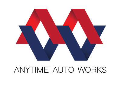 Anytime AutoWorks Logo Version 2 automotive automotive logo design graphic design