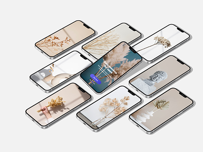 iPhone 13 Mockups for Apps, Web, Isometric & Scene Creator