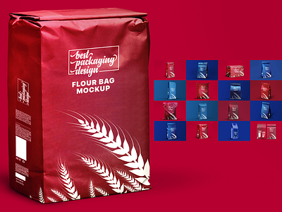 Download Flour Bag Mockup Designs Themes Templates And Downloadable Graphic Elements On Dribbble