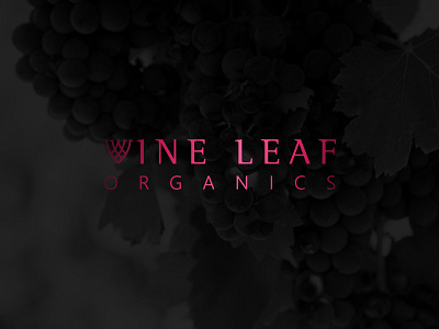 Wine Leaf Organics - Logo Design branding logo design