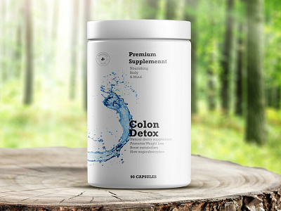 Premium Supplement Label Design