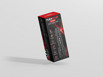 LED Flashlight Box Packaging Design by Anchal on Dribbble