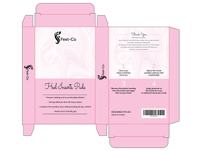 Foot Peel Mask Packaging cosmetic packaging design dieline foot peel mask packaging packaging packaging design