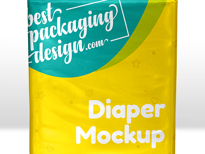 Download Diaper Packaging Bag Mockup By Anchal On Dribbble