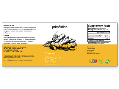 Turmeric Label Design health supplement label label design label template turmeric label design