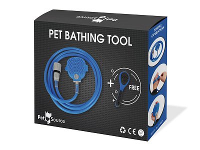 Pet Products Packaging Design bathing tool packaging pet bathing tool pet bathing tool packaging pet packaging pet products packaging