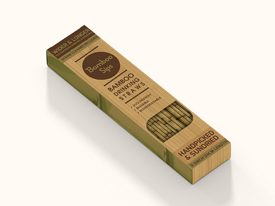 Bamboo Drinking Straw Box Packaging bamboo packaging bamboo straw packaging straw box packaging