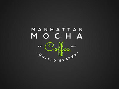 Manhattan Coffee Logo Design coffee logo design logo design