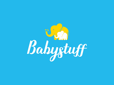 Babystuff Logo Design baby baby products logo kids products logo design