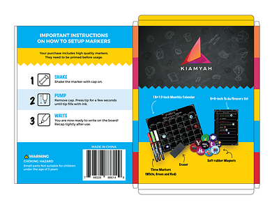 Marker & Board Set Box Packaging board set box packaging box packaging packaging packaging design