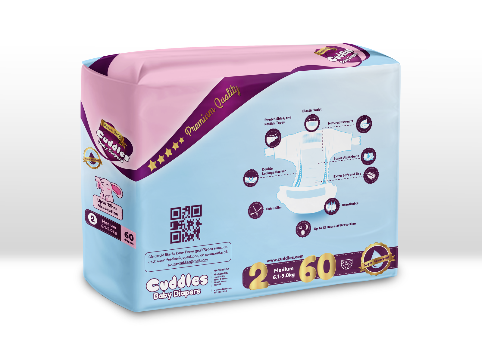 Download View Diaper Packaging Mockup Free Gif