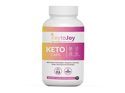 Keto Capsule Supplement label Design