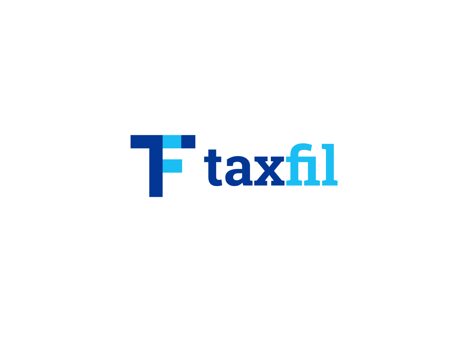 Logo design for Taxfil by Anchal on Dribbble