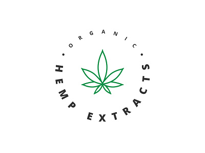 Organic Hemp Extract Logo Design