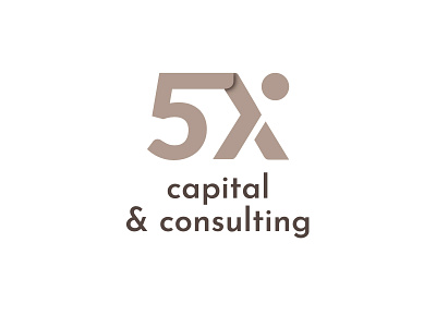 5X Capital & Consulting Logo Design