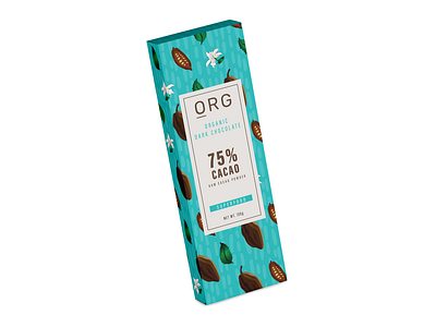 Cacao Chocolate Packaging & 3D Mockup