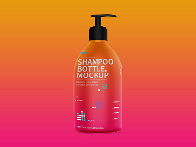 Spray Shampoo Bottle Mockup - Packaging Mockup best packaging branding cosmetic packaging label design mockup packaging packaging design packaging mockup psd psd mockup shampoo shampoo packaging