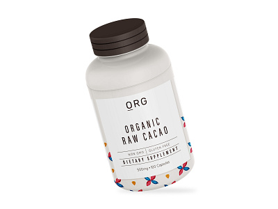 Cacao Label Template bottle label cacao cacao illustration chocolate chocolate label label label design labeldesign minimal minimal label organic label packaging organic packaging packaging design raw cacao supplement supplement label
