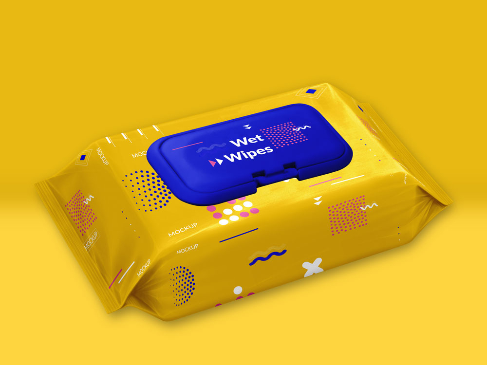 Baby Wet Wipes Packaging Mockup by Anchal on Dribbble